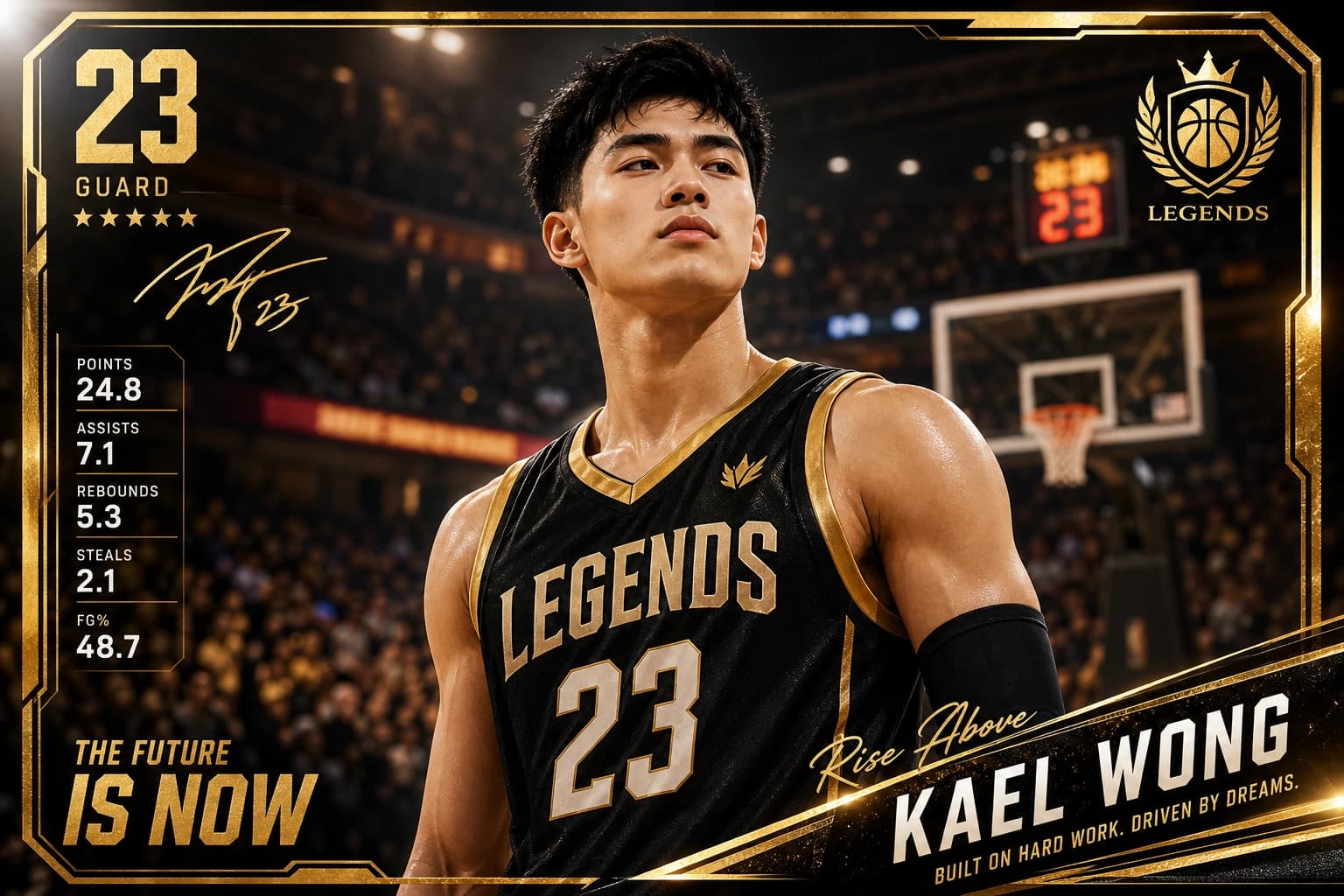Basketball Card Hero style preview