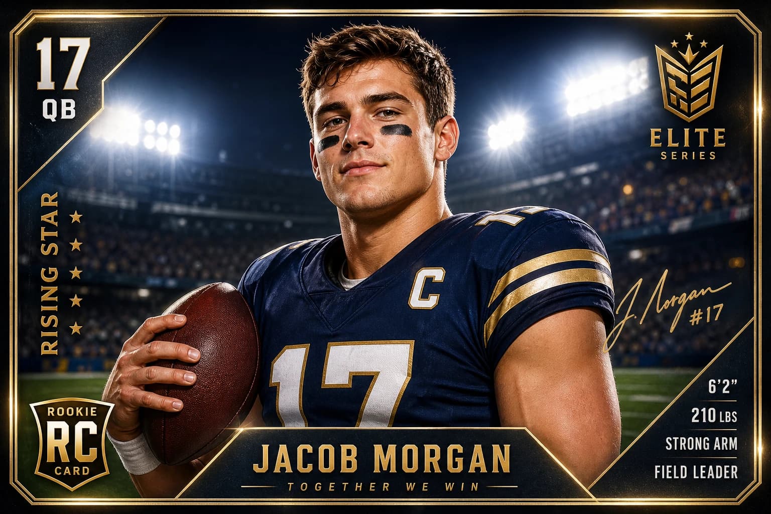 Gridiron Card Hero style preview