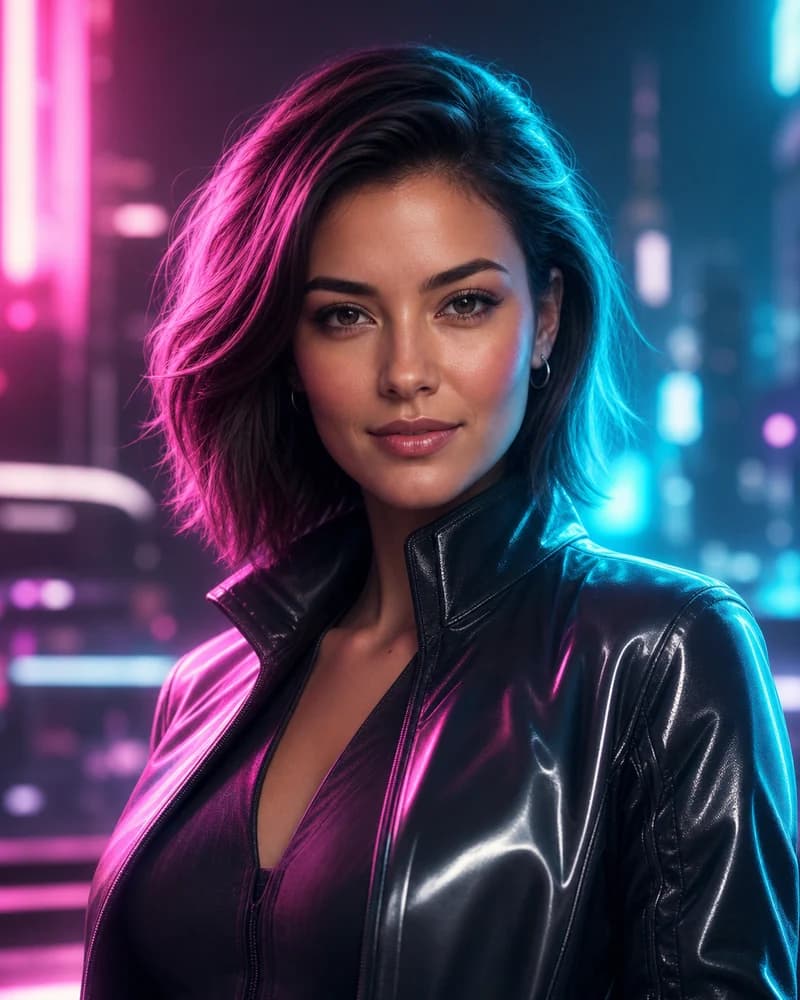 Retrofuture Neon style preview